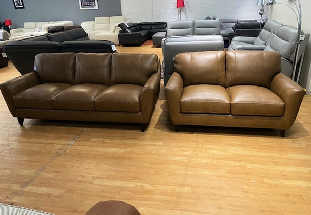 ASTRID 3 SEATER AND 2 SEATER TAN £1999 (SWANSEA SUPERSTORE)
