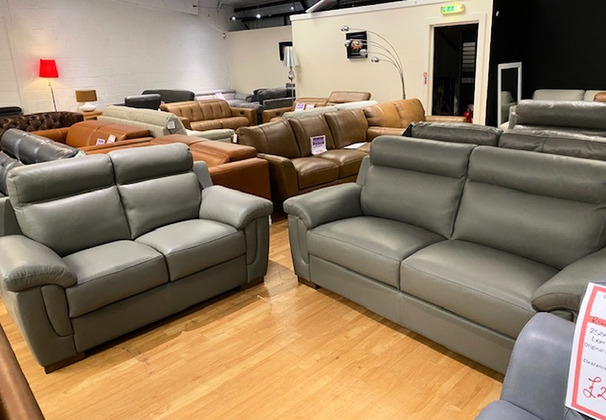 CEZANNE 3 SEATER AND 2 SEATER GREY £1999 (SWANSEA SUPERSTORE)