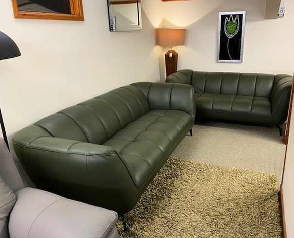 BURLEIGH 3 SEATER AND 2 SEATER GREEN £1599 (SWANSEA SUPERSTORE(