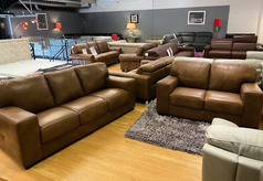 NOVARA 3 SEATER AND 2 SEATER TAN £2499 (SWANSEA SUPERSTORE) - Click for more details