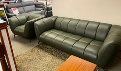 BURLEIGH 3 SEATER AND 1 CHAIR GREEN £1199 (SWANSEA SUPERSTORE( - Click for more details