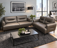 CARSON 3 SEATER AND 2 SEATER TAUPE GREY £999 (SWANSEA SUPERSTORE) - Click for more details