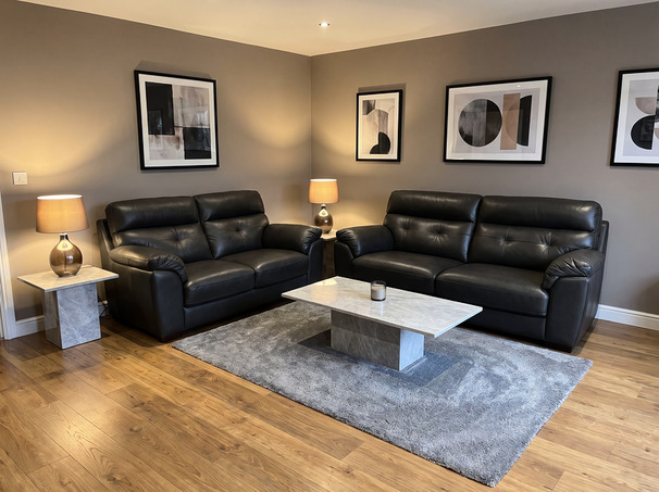 MONTEREY 3 SEATER AND 2 SEATER DARK GREY £1299 (SWANSEA SUPERSTORE)